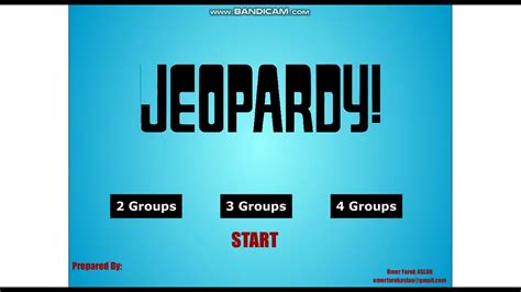jeopardy oyunu nasıl oynanır